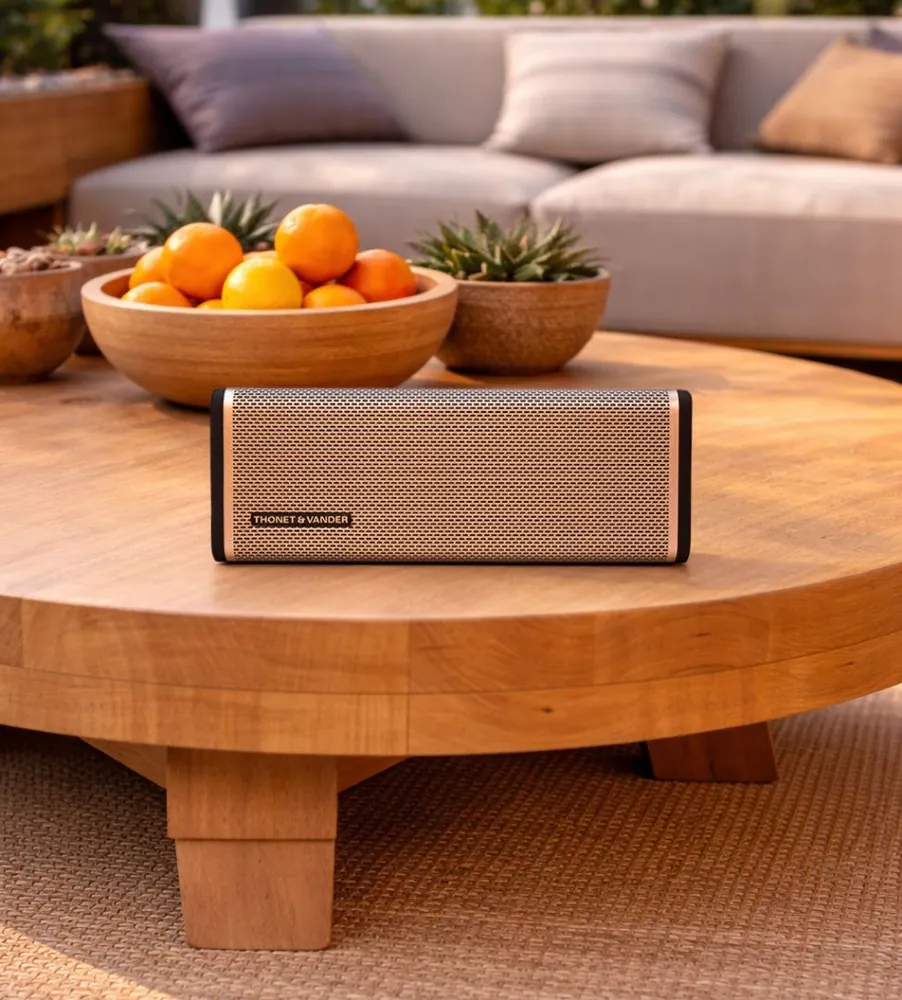 Thonet & Vander Frei Topp Bluetooth Portable Speaker Gold – 5. kép