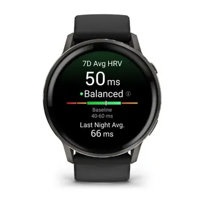 Garmin Venu 4 45mm Slate with Black Silicone Band – 2. kép