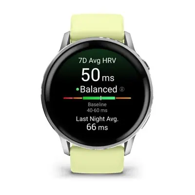 Garmin Venu 4 45mm Silver with Citron Silicone band – 2. kép