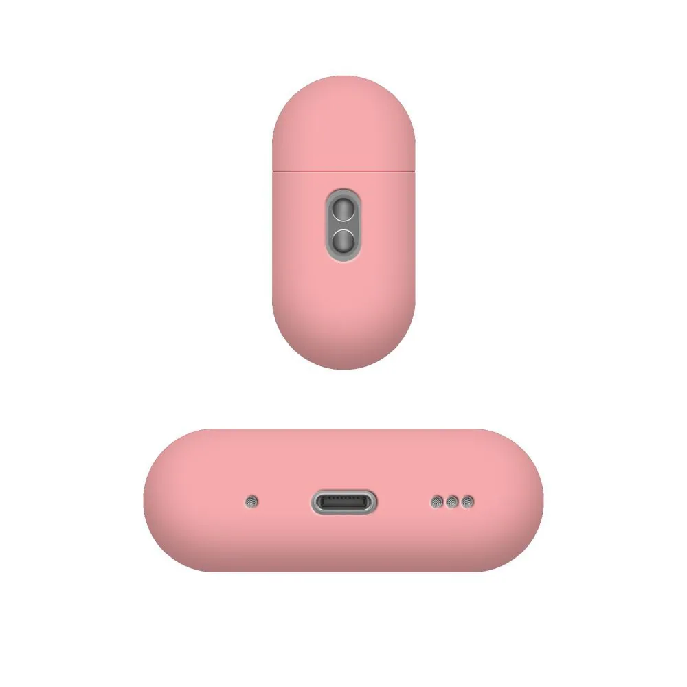 FIXED Ultravékony szilikon tok Apple Airpods Pro 3-hoz, rózsaszín – 3. kép