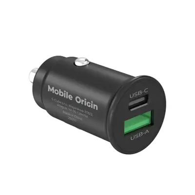 Mobile Origin 30W Super Car Charger CA19 - USB-C, USB-A Black – 2. kép