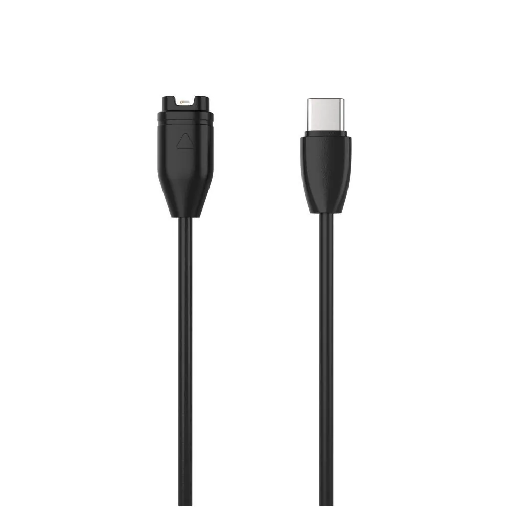 FIXED USB-C csatlakozású okosóra töltőkábel Garmin Forerunner/Fenix/Venu/Vívoactive/Instinct készülékhez 2m, fekete