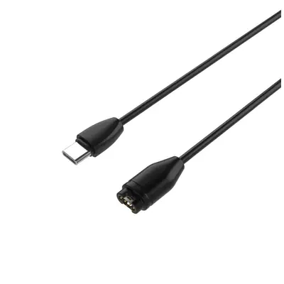 FIXED USB-C csatlakozású okosóra töltőkábel Garmin Forerunner/Fenix/Venu/Vívoactive/Instinct készülékhez 2m, fekete – 2. kép
