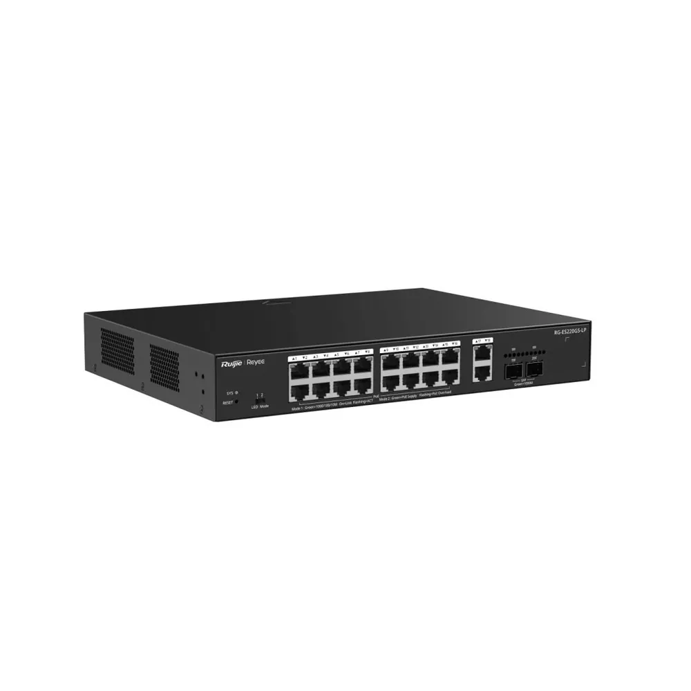 Reyee RG-ES220GS-LP 20-Port Gigabit Smart Cloud Managed PoE Switch – 3. kép