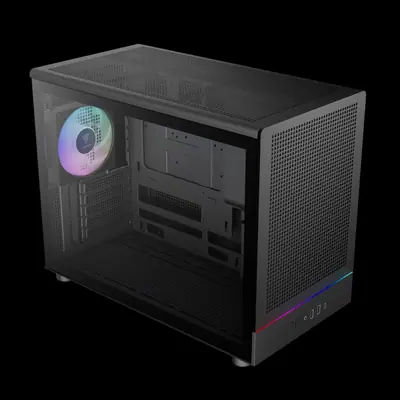 Gamdias Athena M4M Tempered Glass Black – 2. kép