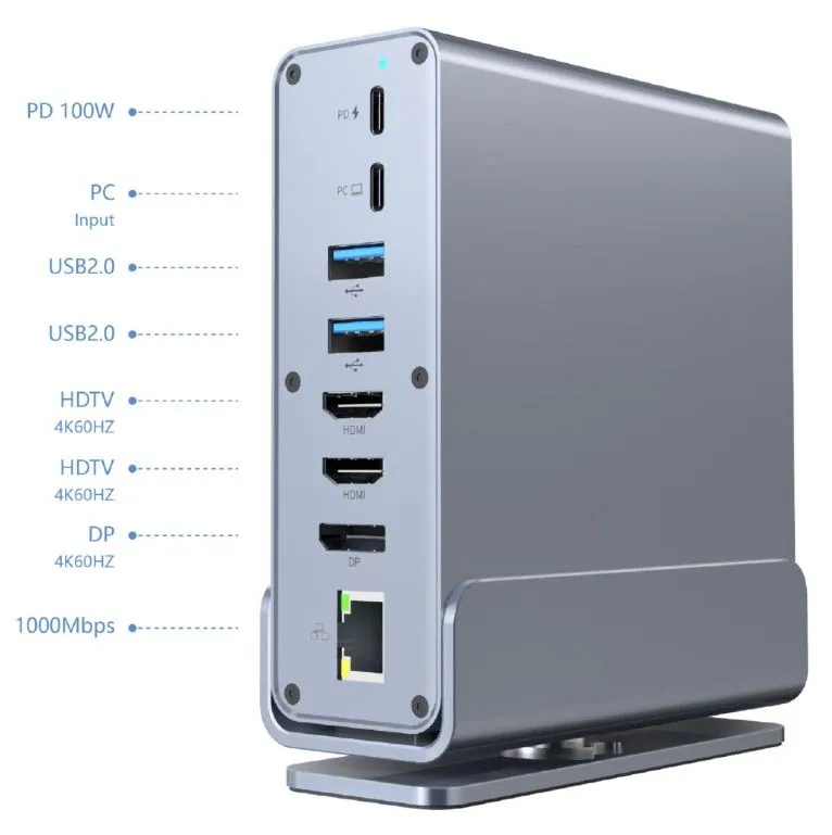 Gembird A-CF-COMBO15-01 USB Type-CF 15-in-1 Multi-Port Adapter Space Grey – 5. kép