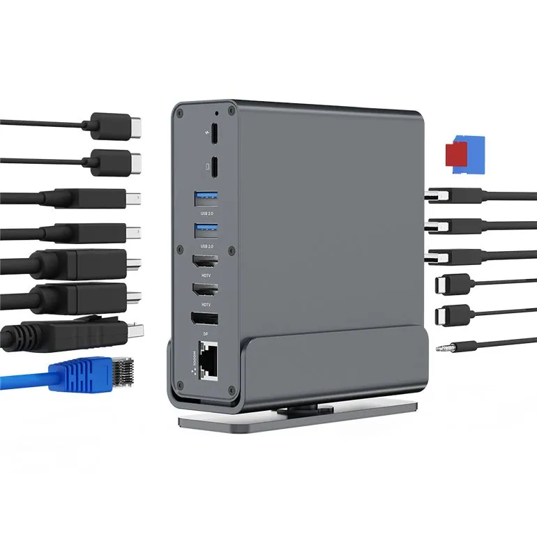 Gembird A-CF-COMBO15-01 USB Type-CF 15-in-1 Multi-Port Adapter Space Grey – 9. kép