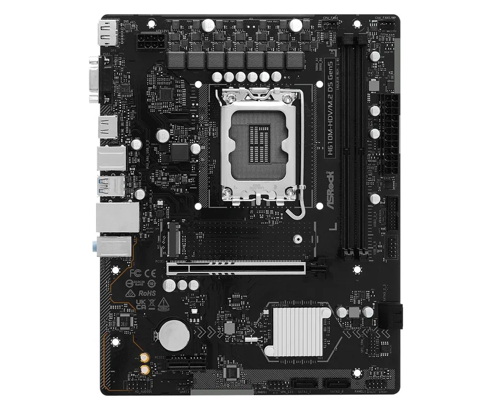 ASRock H610M-HDV/M.2 D5 GEN5 – 2. kép