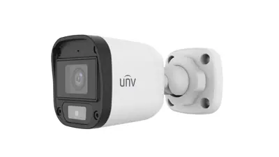 Uniview 2MP analóg ColorHunter Dual-light csőkamera, 4mm fix objektívvel, mikrofonnal (DL)