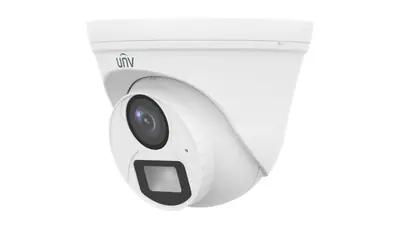 Uniview 2MP analóg ColorHunter Dual-light turret dómkamera, 2,8mm fix objektívvel, mikrofonnal (DL)