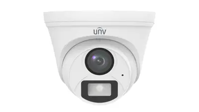 Uniview 5MP analóg ColorHunter Dual-light turret dómkamera, 4mm fix objektívvel, mikrofonnal (DL) – 2. kép