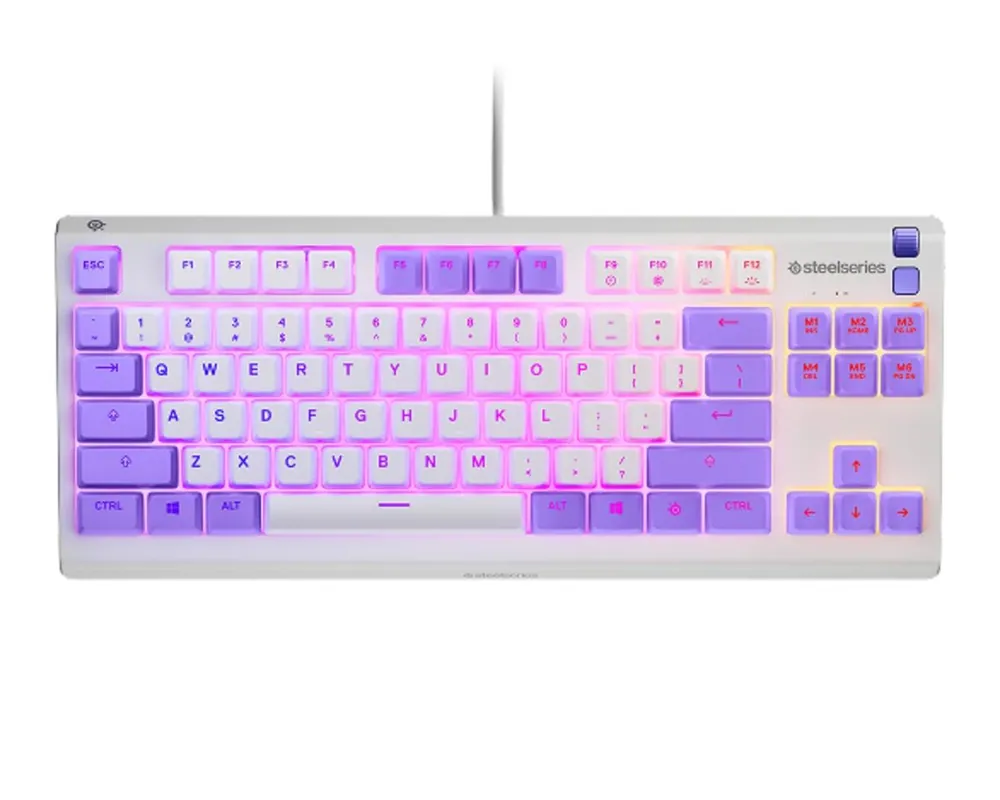 Steelseries Apex 3 TKL Gaming Keyboard Amethyst UK – 2. kép