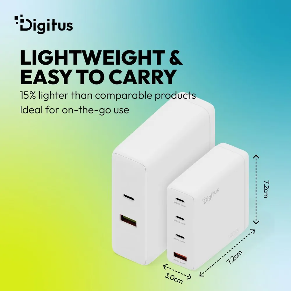 Digitus USB GaN Charger 140W White – 5. kép