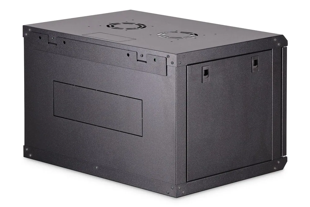Digitus Dynamic DN-37101 19" 7U Falra szerelhető Rackszekrény Black – 8. kép
