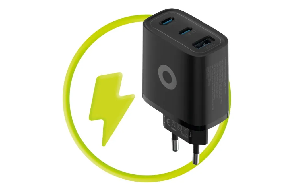 Mobile Origin Mobile Origin GaN 40W Wall Charger MO13, black 1 USB-A + 2 USB-C Black – 10. kép