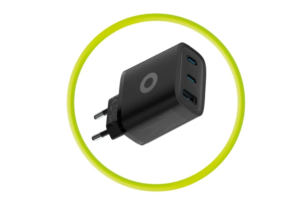 Mobile Origin Mobile Origin GaN 40W Wall Charger MO13, black 1 USB-A + 2 USB-C Black – 12. kép