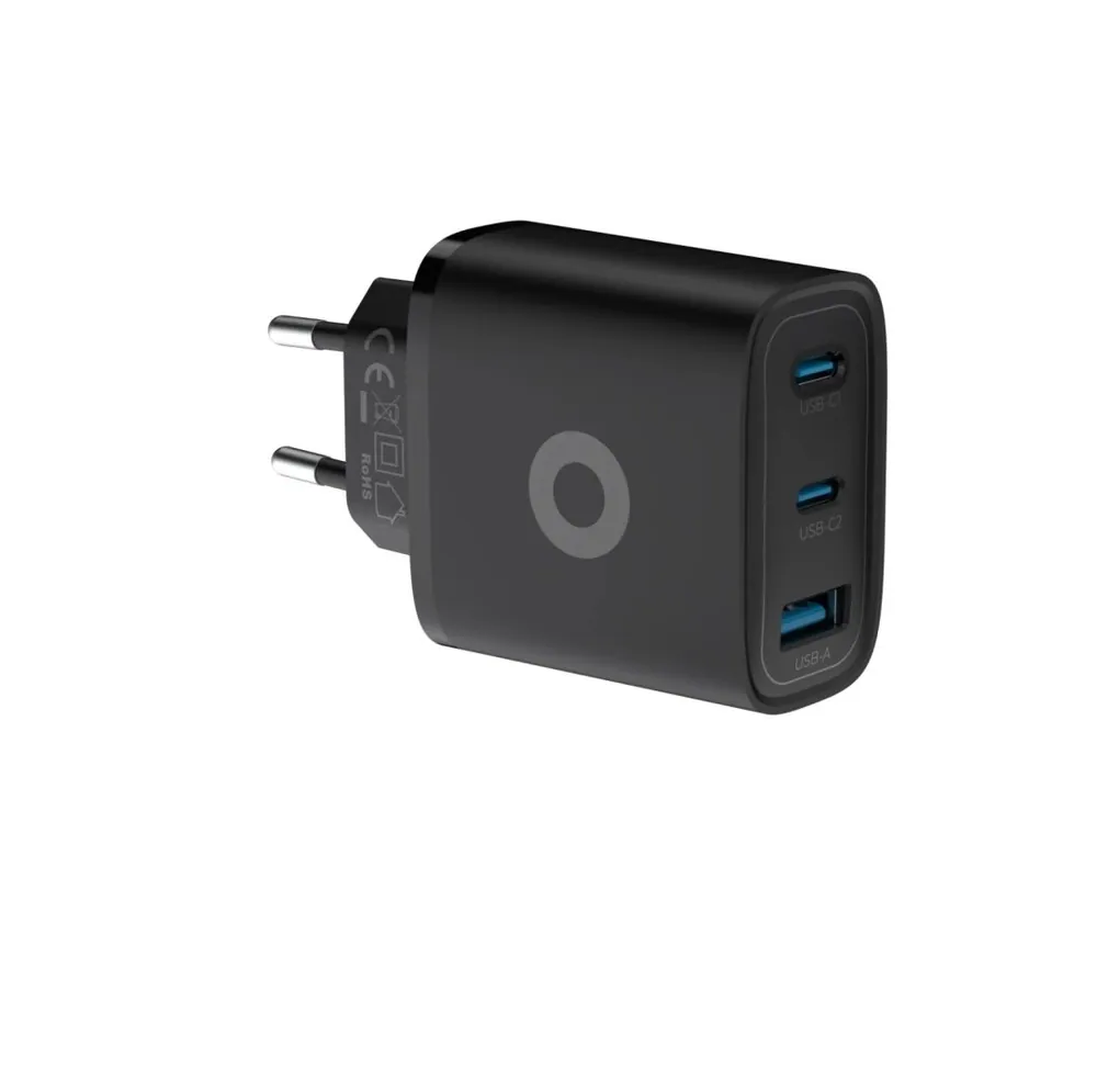 Mobile Origin Mobile Origin GaN 40W Wall Charger MO13, black 1 USB-A + 2 USB-C Black – 3. kép
