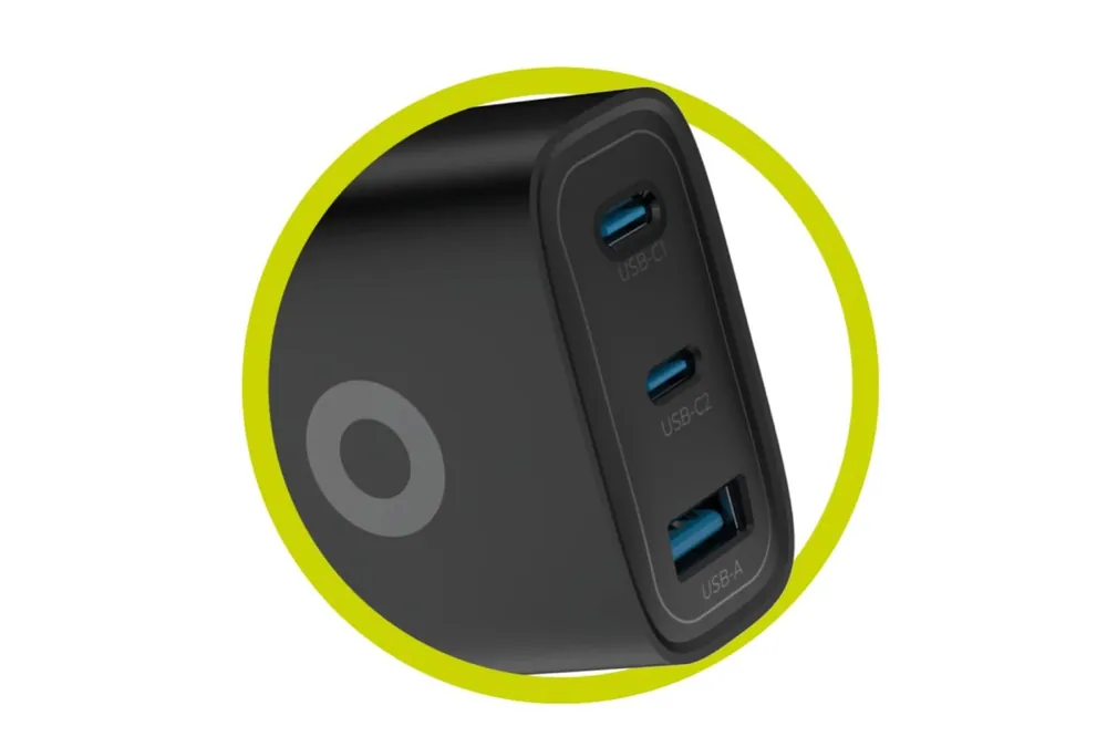 Mobile Origin Mobile Origin GaN 40W Wall Charger MO13, black 1 USB-A + 2 USB-C Black – 8. kép