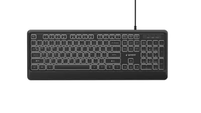 Gembird KB-UML-04 Slim Wired Backlight Keyboard Black US – 2. kép