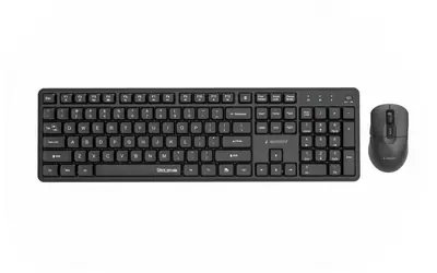 Gembird KBS-WMS-01 Silent Key Pro Business Wireless Keyboard Combo Black US
