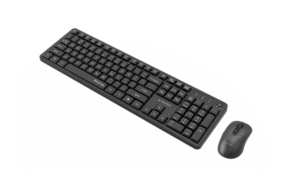 Gembird KBS-WMS-01 Silent Key Pro Business Wireless Keyboard Combo Black US – 4. kép