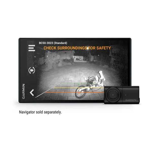 Garmin BC 50 with Night Vision Wireless Backup Camera With Number Plate Mount and Bracket Mount Black – 3. kép
