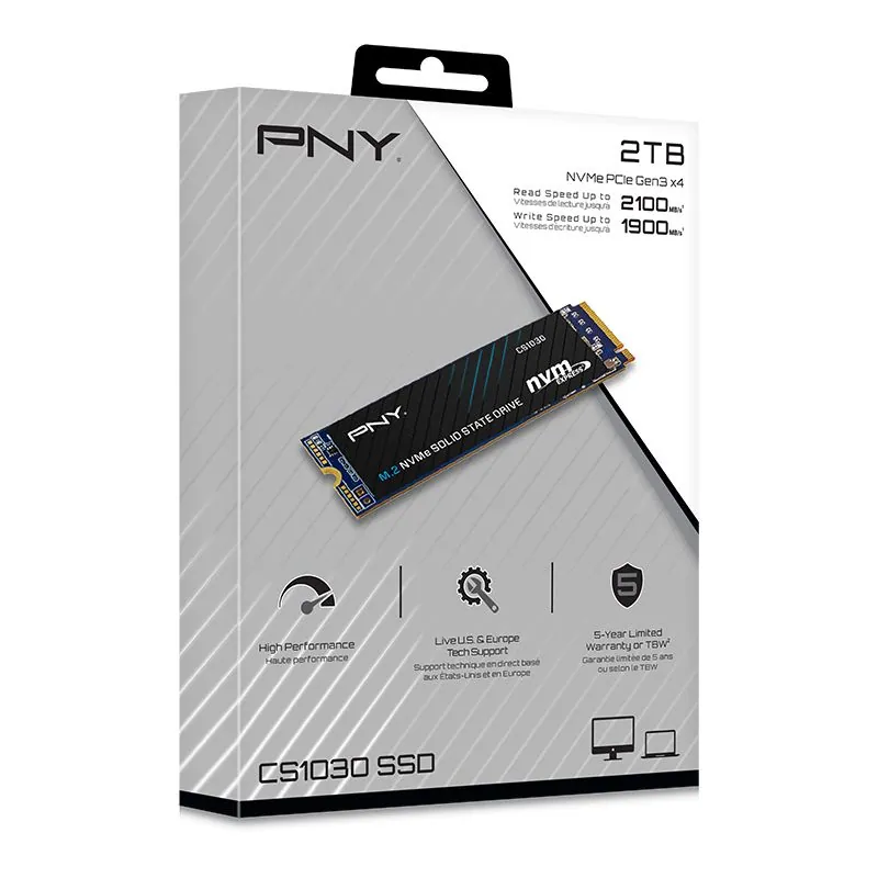 PNY 2TB M.2 2280 NVMe CS1030 – 2. kép