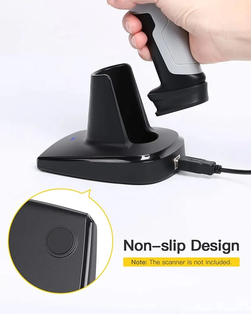 Inateck BS04001 Vonalkódolvasó Dokkoló Black – 2. kép