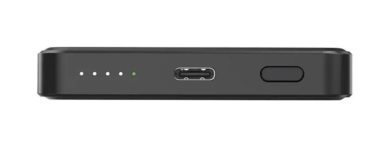 Gembird PB05-WPC15M-01 5000mAh Wireless PowerBank Black – 4. kép
