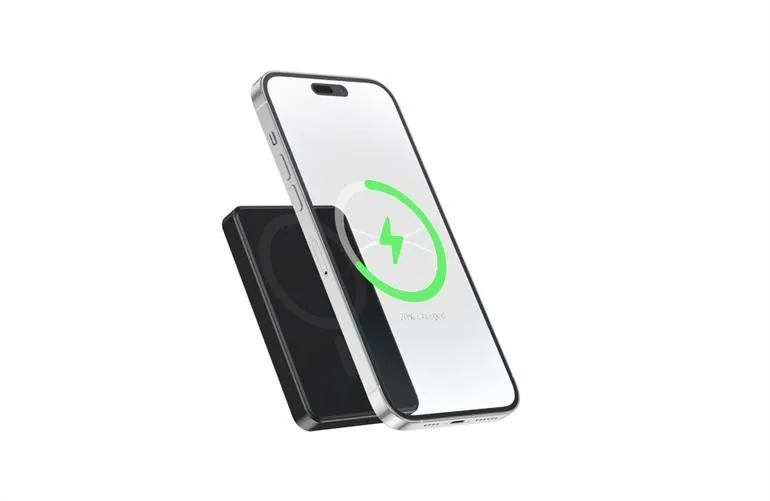 Gembird PB05-WPC15M-01 5000mAh Wireless PowerBank Black – 5. kép