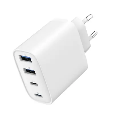 Gembird 4-port 40W GaN USB PowerDelivery fast charger White – 2. kép