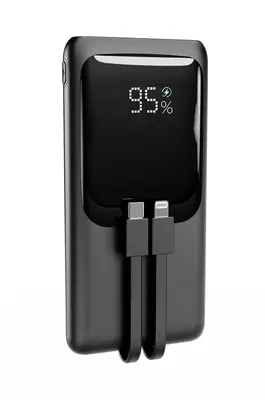 Gembird PB10-PD20-LCD-01 10000mAh PowerBank Black