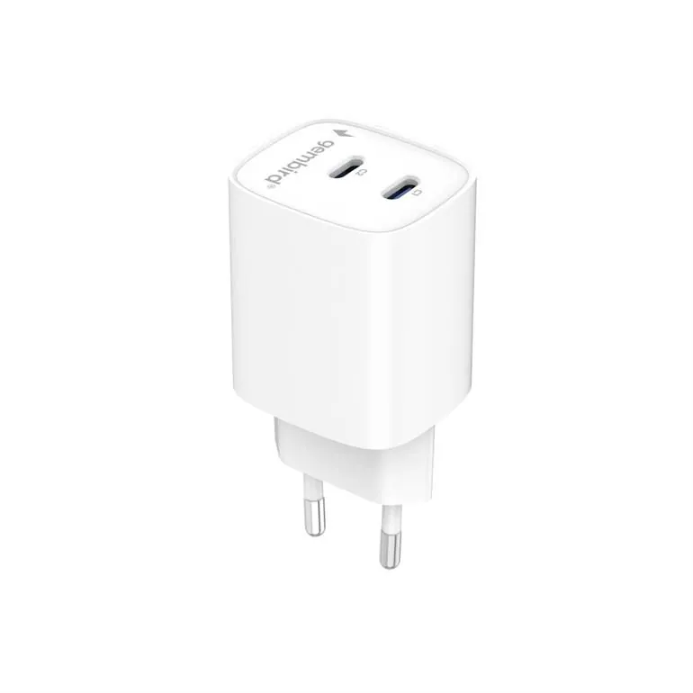 Gembird 2-port 45W USB fast charger White – 4. kép
