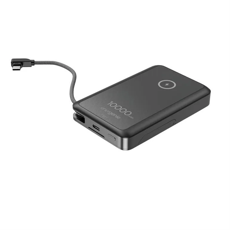 Gembird PB10-WPC15MS-01 10000mAh Wireless PowerBank Black – 3. kép