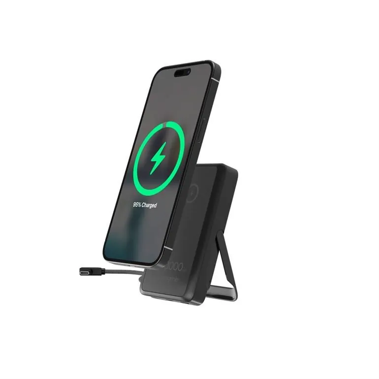 Gembird PB10-WPC15MS-01 10000mAh Wireless PowerBank Black – 4. kép