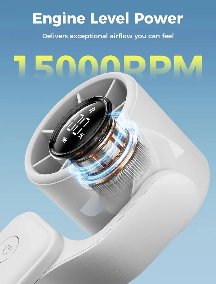 Aecooly Air Gimbal Portable Handheld Fan White – 3. kép
