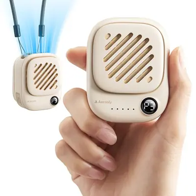Aecooly Click 01 Mini Portable Neck Fan Beige – 2. kép