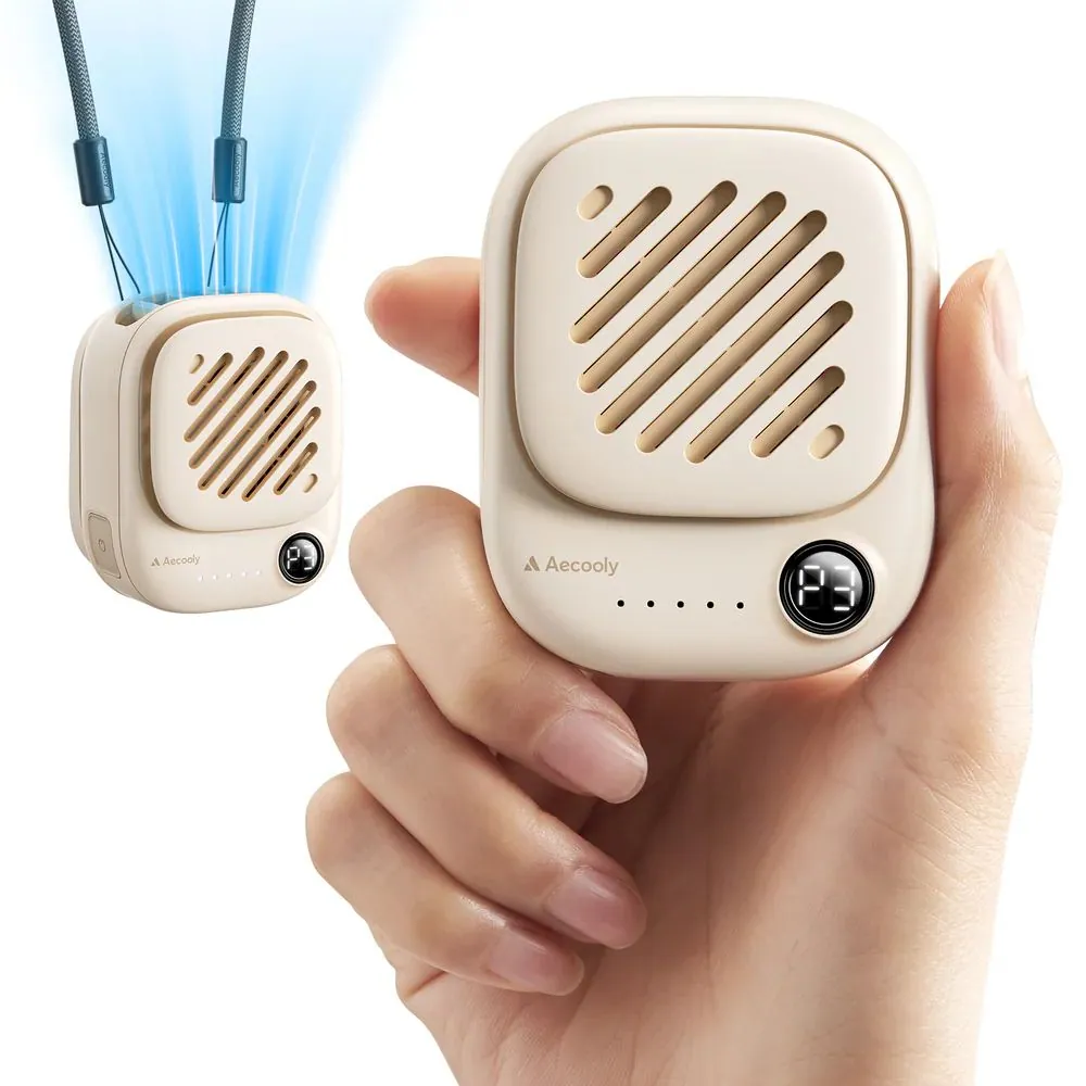 Aecooly Click 01 Mini Portable Neck Fan Beige – 2. kép