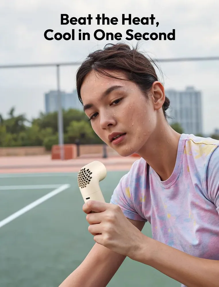 Aecooly Aero Handheld High-Speed Fan Beige – 6. kép