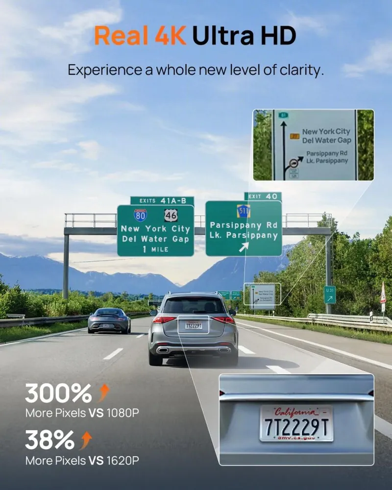 Xiaomi 70mai Dash Cam M310 Plus 4K Grey – 3. kép
