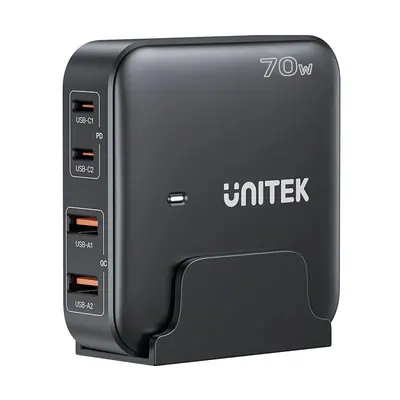 Unitek 70W Desktop GaN Charging Station Black
