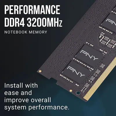 PNY 8GB DDR4 3200MHz SODIMM Performance Black – 2. kép