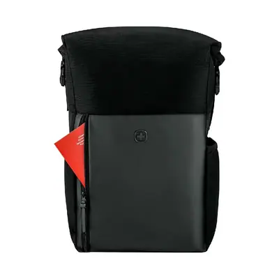 Wenger UrbanOne Roll-Top Backpack 15,6" Black – 2. kép