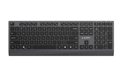 Gembird KB-MCH-06 Slim Wired Multimedia Keyboard Black US