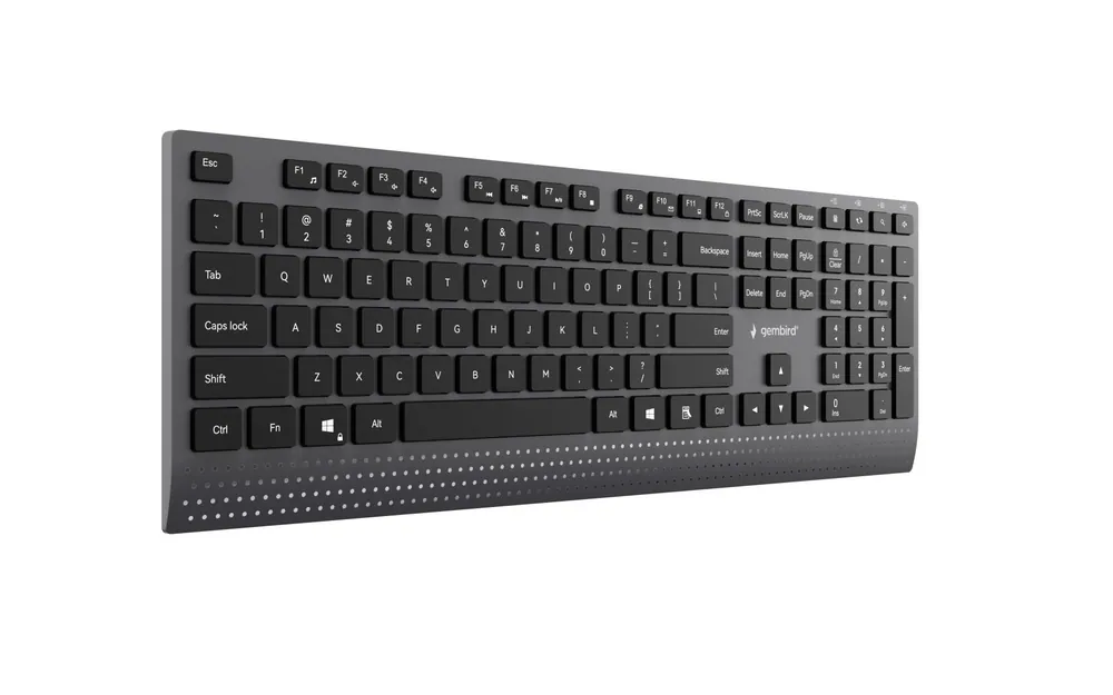 Gembird KB-MCH-06 Slim Wired Multimedia Keyboard Black US – 3. kép