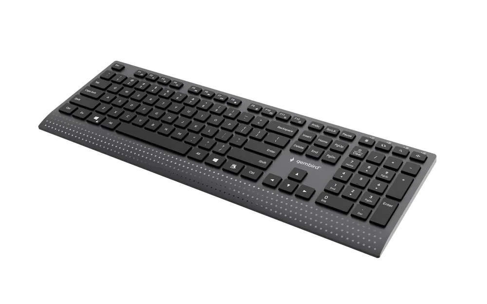 Gembird KB-MCH-06 Slim Wired Multimedia Keyboard Black US – 5. kép