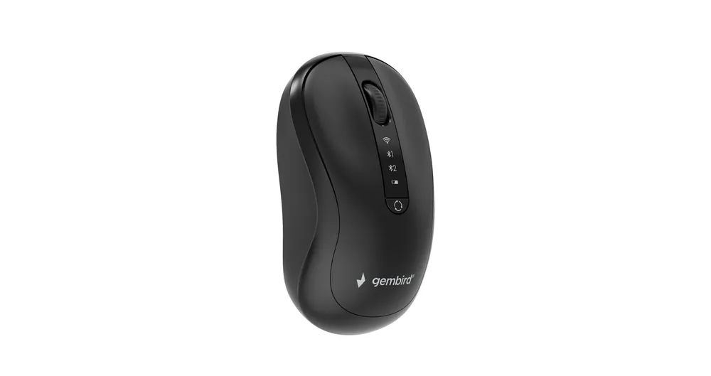 Gembird MUSW2-4B-01 Dual-Mode Wireless Bluetooth Mouse Black – 7. kép