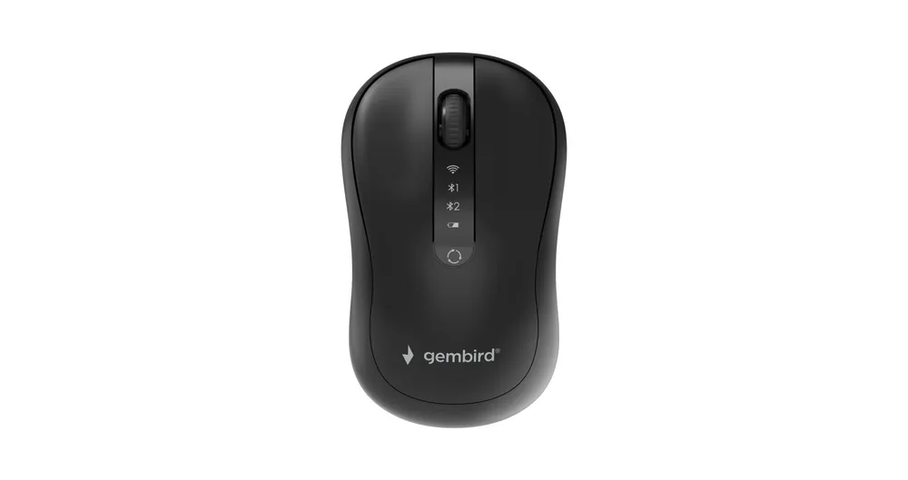 Gembird MUSW2-4B-01 Dual-Mode Wireless Bluetooth Mouse Black – 8. kép