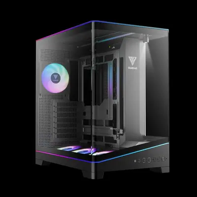 Gamdias Atlas P6 CG Tempered Glass Black – 2. kép