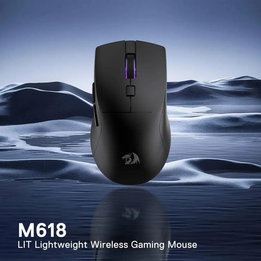 Redragon M618 Lite Wireless Bluetooth Mouse Black – 4. kép